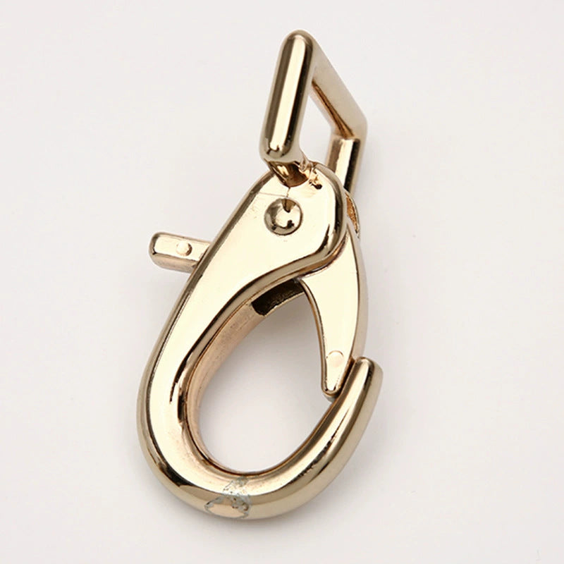 Zinc alloy Die Cast Square Fixed Eye Snap hook webbing hook-64