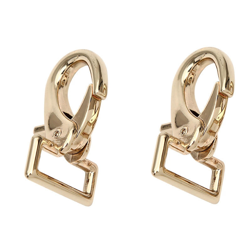 Zinc alloy Die Cast Square Fixed Eye Snap hook webbing hook-64