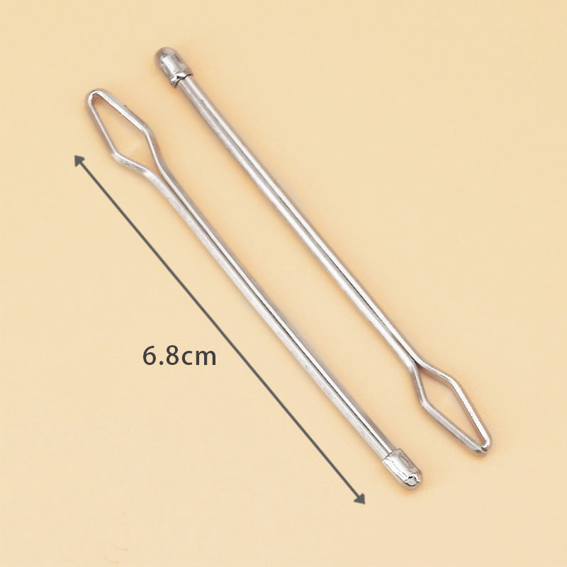 Elastic Cord Rope Threader Clip Self-locking Tweezer Sewing Metal Easy Pull Needle Threader Rope Threader-65