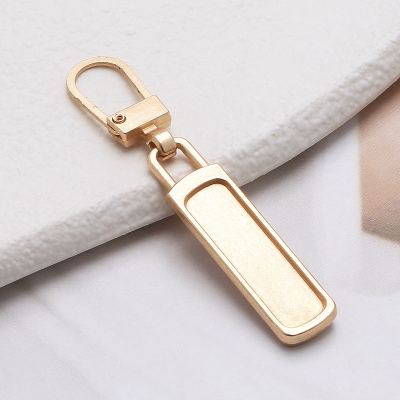 Detachable zip-up clothing backpack zipper repair replace universal Zip-up head pendant down hanger-68