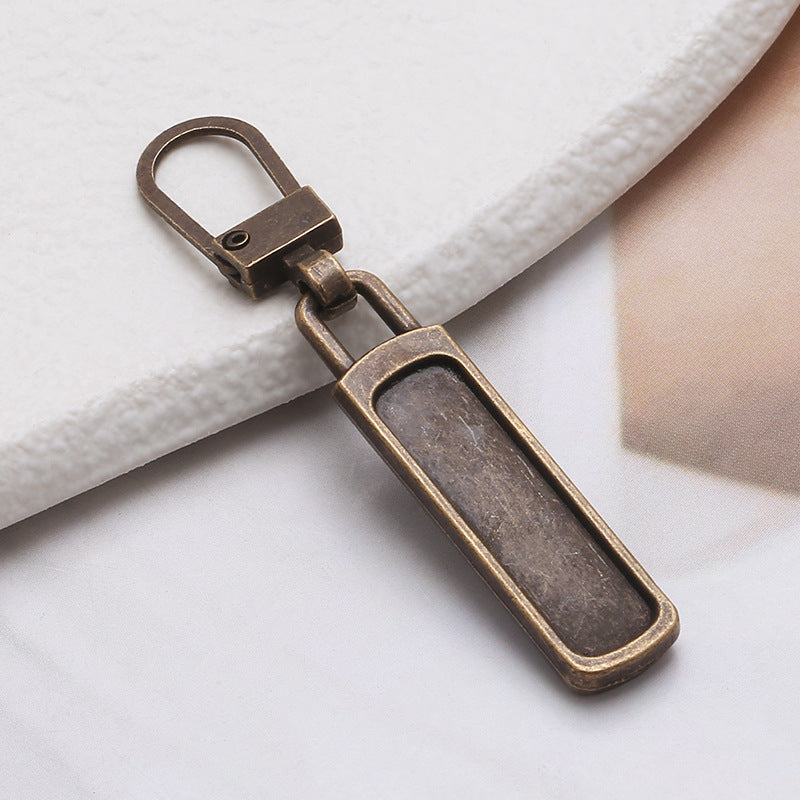Detachable zip-up clothing backpack zipper repair replace universal Zip-up head pendant down hanger-68