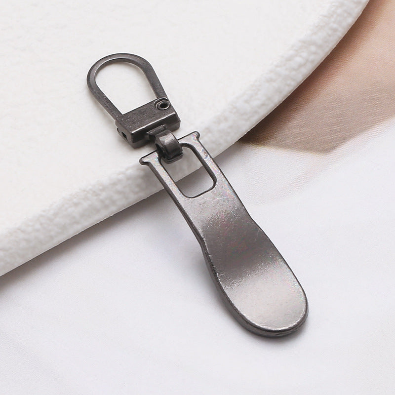 Brand Custom Auto Lock Pendant Garment Replace Zipper Pulls Puller Head Zipper Sliders Plating Painted Silver Golden Black Metal-68