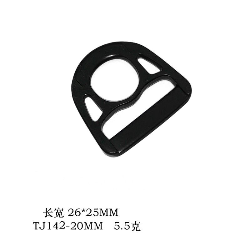 Custom Durable Tri-glide Slider Adjustable Buckle D Ring Metal Buckle For Dog Collar-68