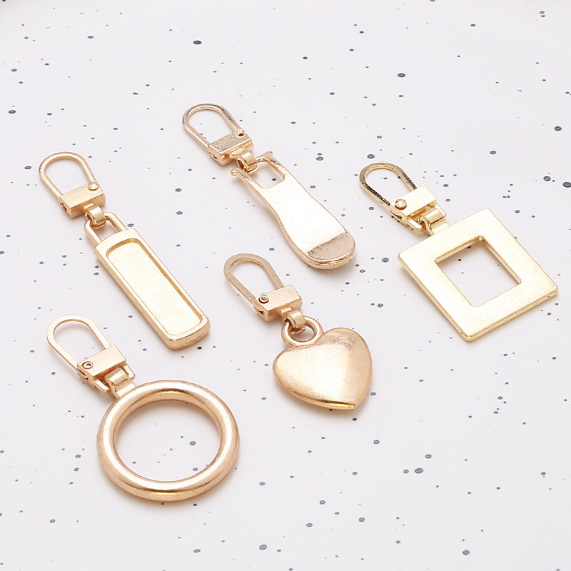 Detachable zip-up clothing backpack zipper repair replace universal Zip-up head pendant down hanger-68