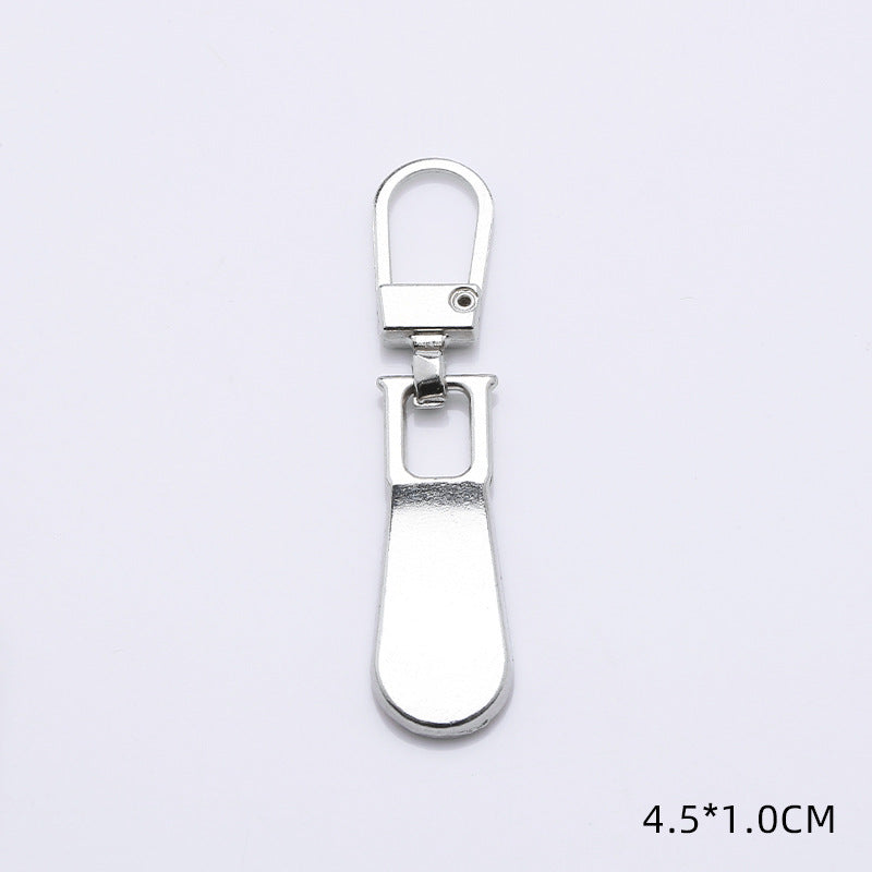 Custom engraved detachable metal zippers & accessories slider zipper sliders zips puller lock for zipper repair for hoodies-68