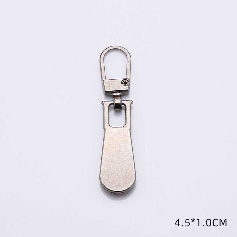 Custom engraved detachable metal zippers & accessories slider zipper sliders zips puller lock for zipper repair for hoodies-68
