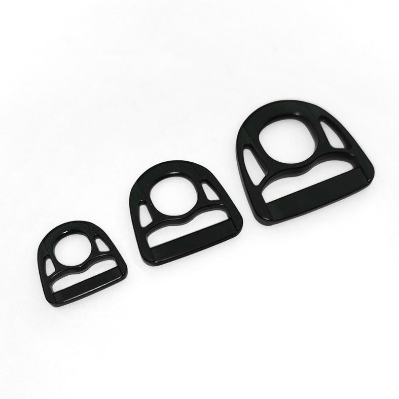 Custom Durable Tri-glide Slider Adjustable Buckle D Ring Metal Buckle For Dog Collar-68