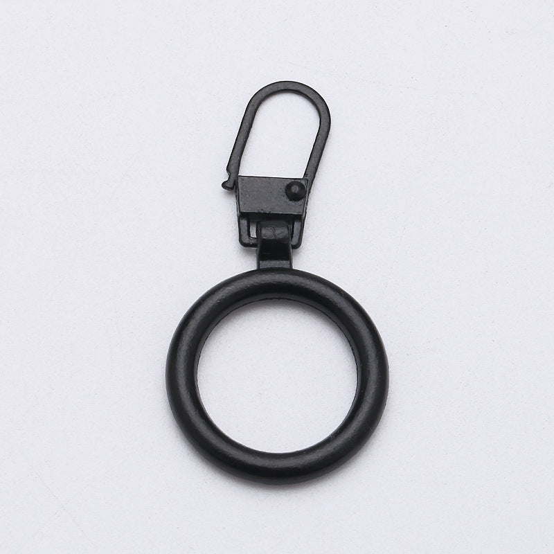 Custom finger ring detachable removable metal zipper puller for purse-68