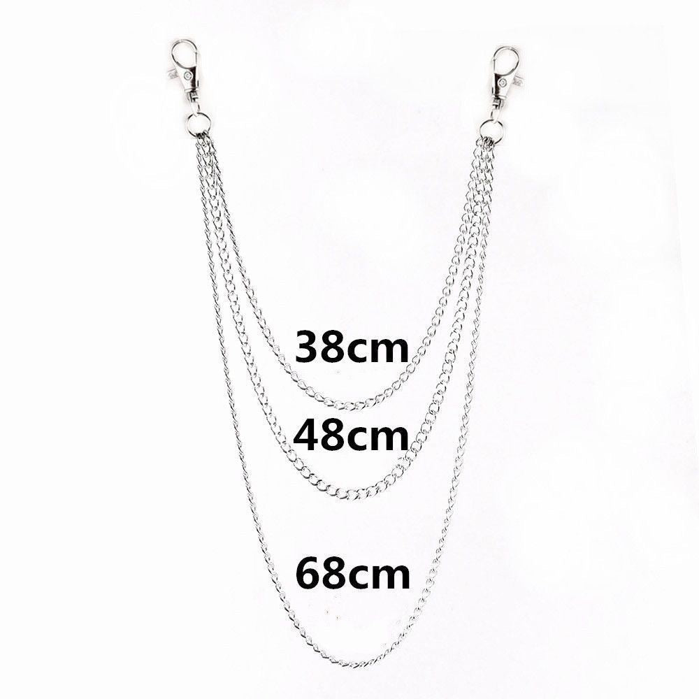 Cross Keychain Punk Trouser Wallet Chain Hip Hop Jeans Chains Pants Chain For Men Women-69
