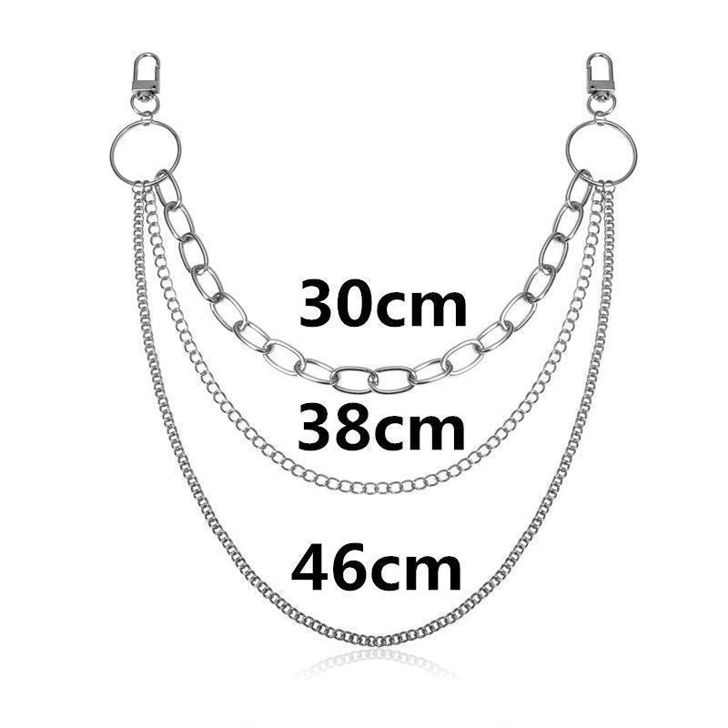 Cross Keychain Punk Trouser Wallet Chain Hip Hop Jeans Chains Pants Chain For Men Women-69