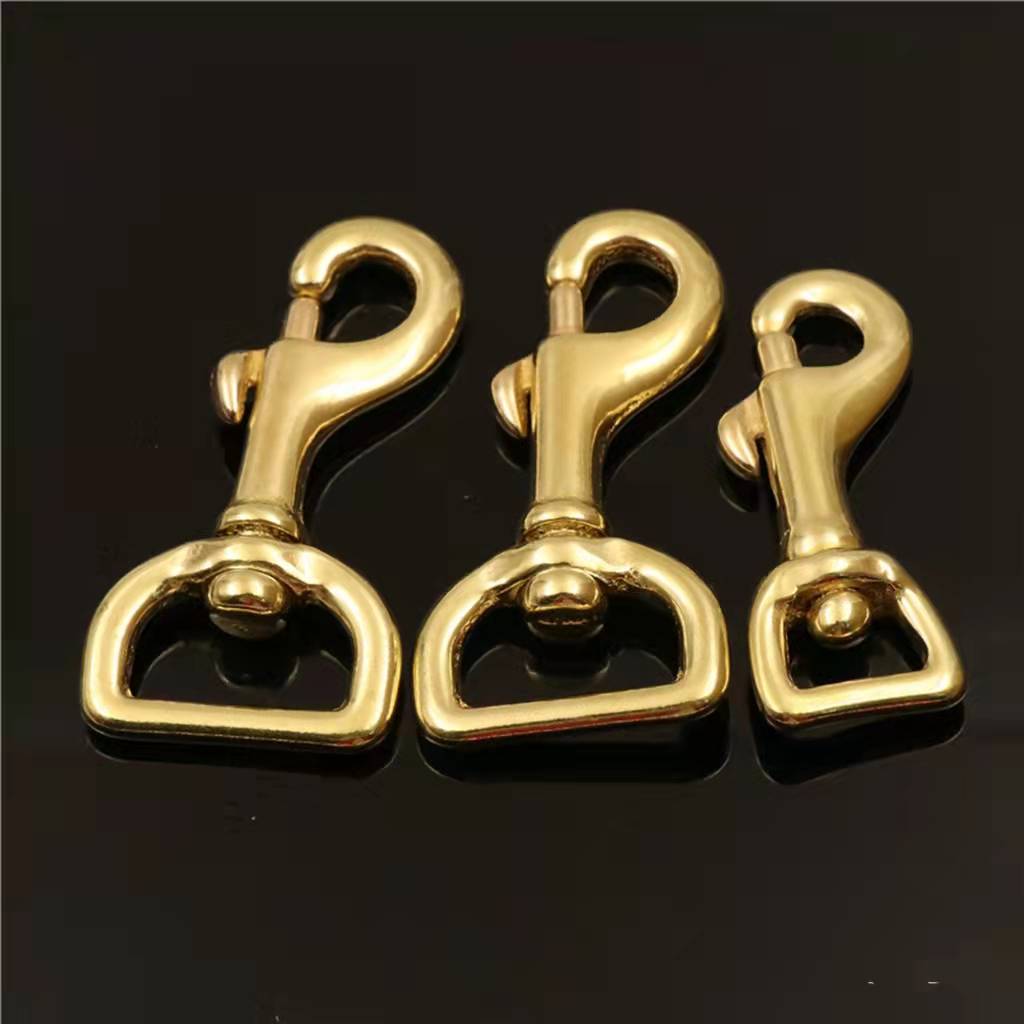 Factory Supply Quality Solid Brass Swivel Snap Hook Buckle for Bag/Pet Accessories