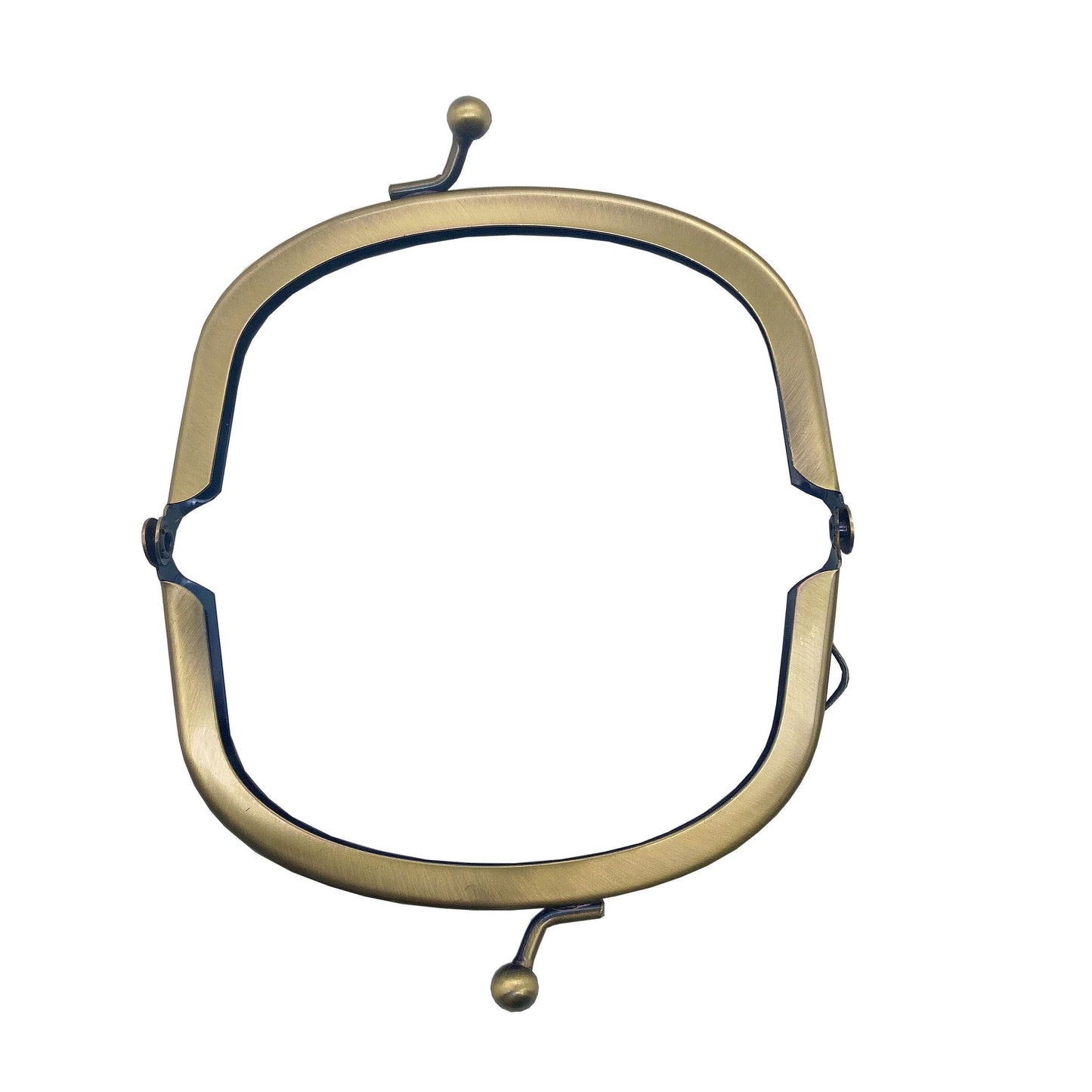 Factory Wholesale Brush Anti Brass Semi-Circle Metal Purse Frame 15*6.3cm DIY Hardware Accessories Bag Part for Handbags-80