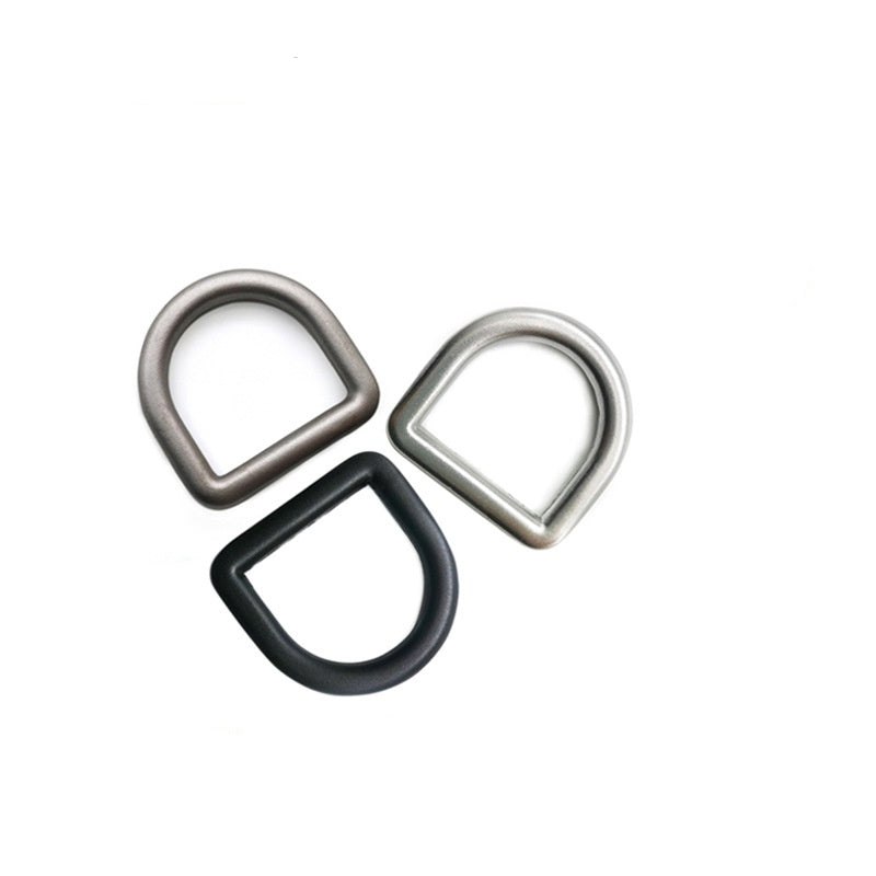 D-shaped Buckle Aviation Aluminum D-Ring Adjustable Clip Semi-Circular D-Ring Dog Clip Luggage and Bag Hardware Accessories-7