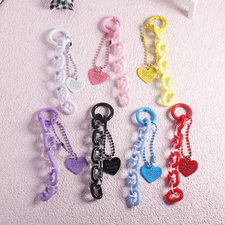 14*19mm Acrylic Colorful U-shaped Opening Ring Macarons Plastic Can Be Assembled Chain Backpack Chain DIY Earring Accessories-7