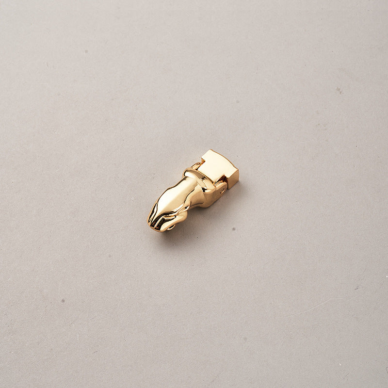 3d High-end Leopard Head Car Waist Hanging Metal Keychain Advertising Promotion Key Ring Pendant-7