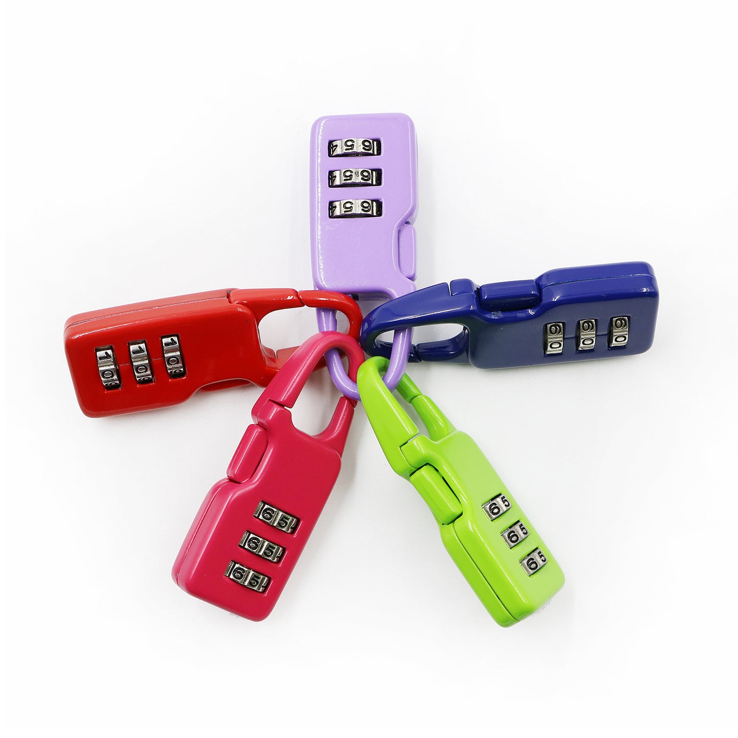 Good quality Resettable 3 Digit Combination Luggage Padlocks-7