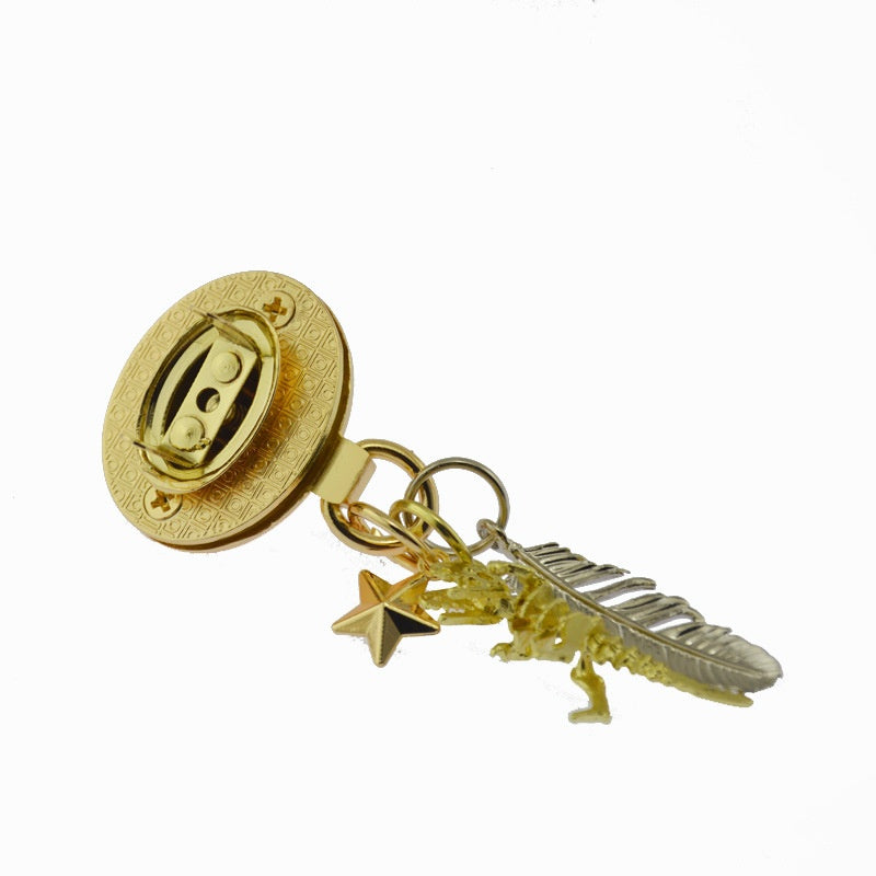 Fashionable Zinc Alloy Handbag Accessories DIY Dinosaur Decoration Crafts Bag Buckle Lock-70