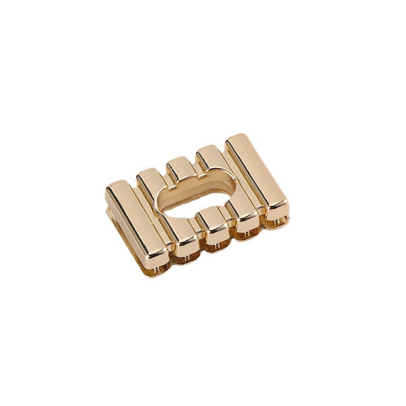Professional Custom High Quality Light Gold Alloy Twist Push Locks Metal Handbag Turn Lock Hardware Bag Lock Accessories-70