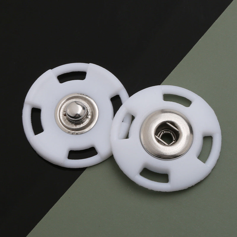 Factory Direct Concealed Plastic ButtonTransparent Invisible Buttons for Women Coat-70