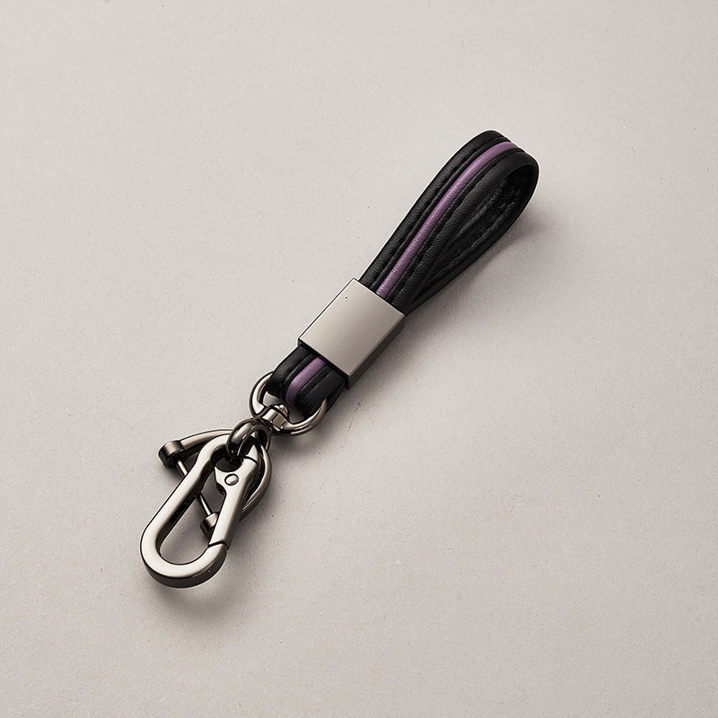 Leather Hand Rope Keychain Pendant Creative Personality Car Chain Key Ring Ring Men and Women Simple Ornaments key chain-72