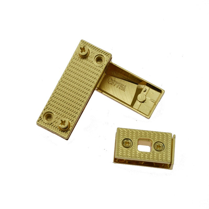 High quality square turn lock for leather bags wholesale-72
