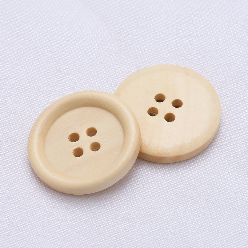 Sustainable Wooden Buttons With Engraved Logo - Perfect for Coat and Clothing Decoration-72