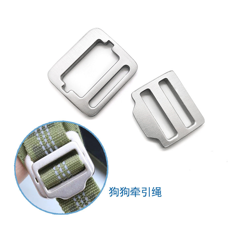 black aluminum 40mm metal buckles for straps ladder lock buckle strap-74