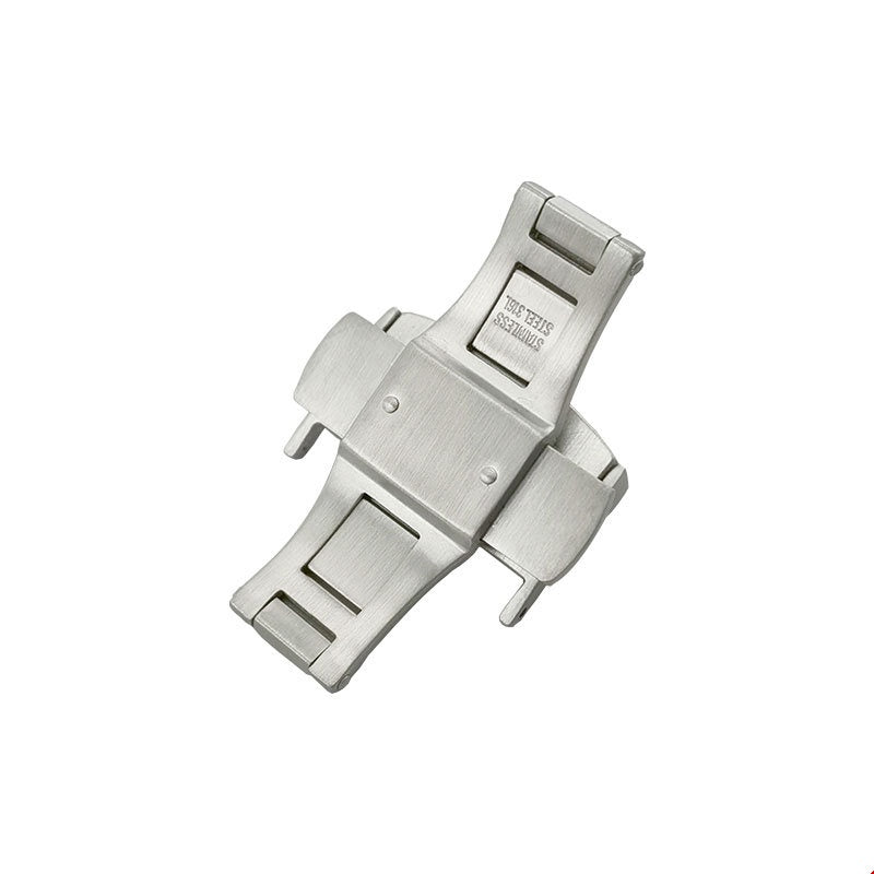 watch buckle maker wholesale 18mm genuine leather watches strap gold buckles with high quality 316l stainless steel-74
