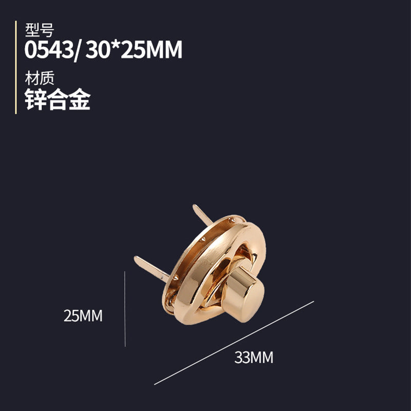 Customize Bag Accessories Turn Lock Handbag Hardware Lock Lock For Handbags-74