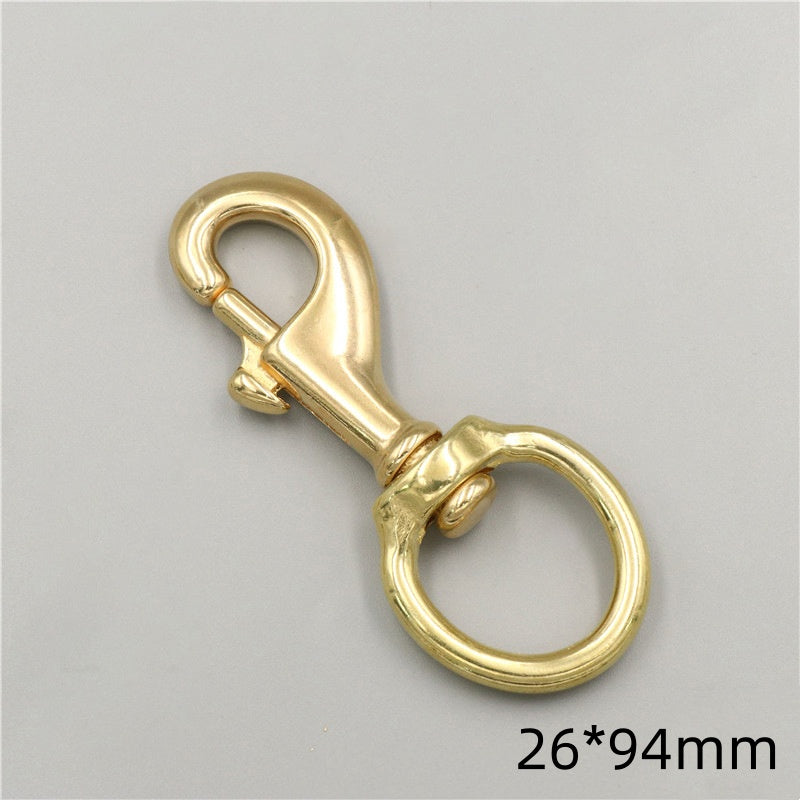 Solid brass swivel snap hook for dog pets-74