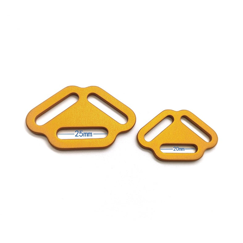 Custom Aviation Aluminum Glide Belt Buckle Alloy Triangle Slider Buckle For Backpack Adjuster Shoulder Strap Buckles-77