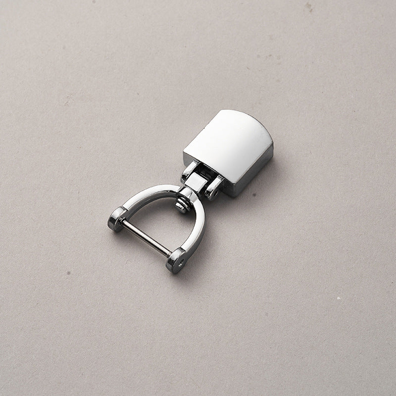 New Design Key Chain Accessories 20mm Strap Metal Key Fob Hardware With Key Ring-76