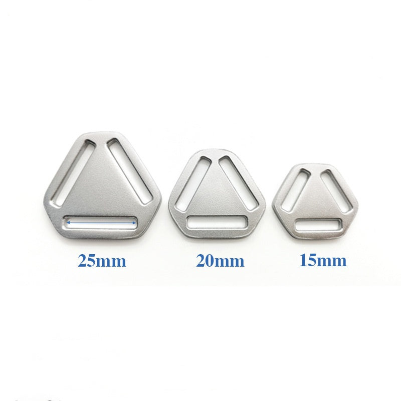 Custom Aviation Aluminum Glide Belt Buckle Alloy Triangle Slider Buckle For Backpack Adjuster Shoulder Strap Buckles-77