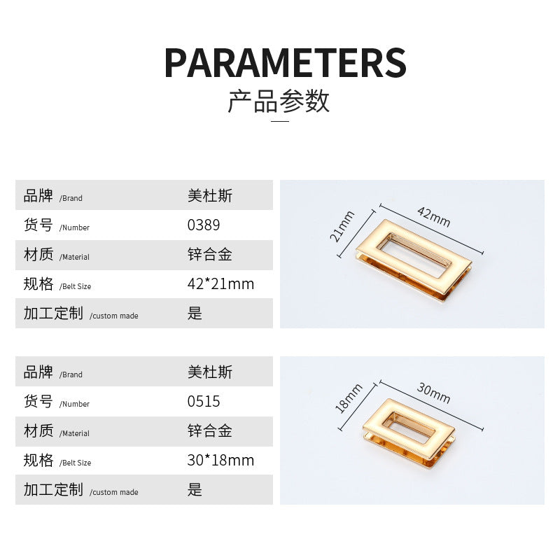 Gold plated metal lock fastener bag hardware twist lock for purse-77