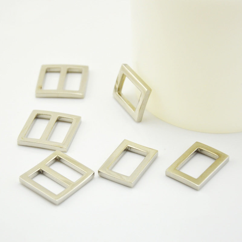 Luggage Accessories DIY Rectangle Ring Buckles For Bag Belt Strap Handbag Hardware Adjuster Square Buckle-77