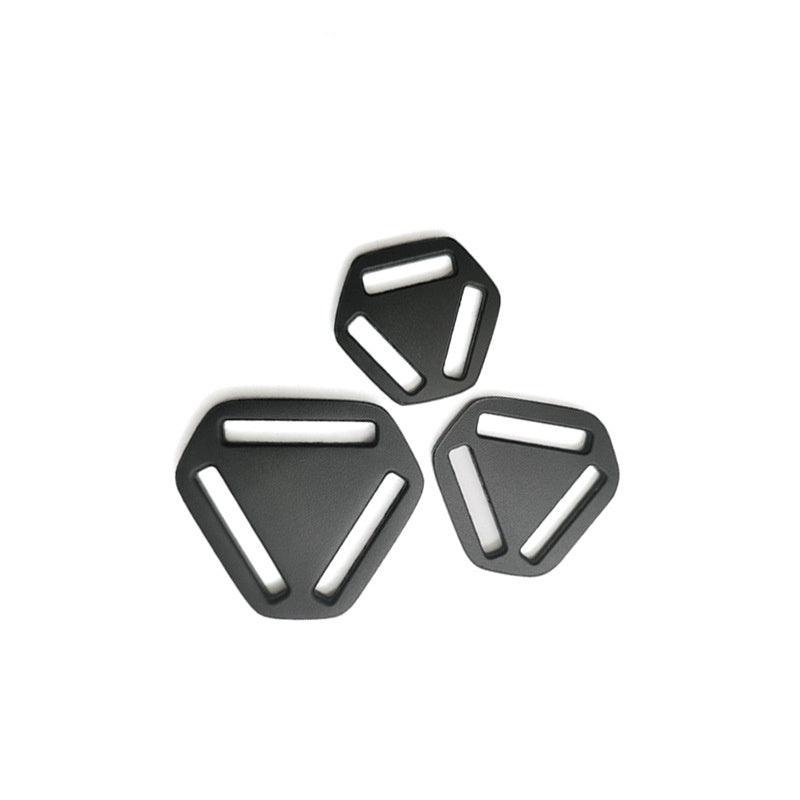 Custom Aviation Aluminum Glide Belt Buckle Alloy Triangle Slider Buckle For Backpack Adjuster Shoulder Strap Buckles-77