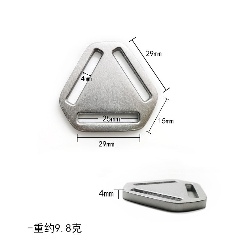 Custom Aviation Aluminum Glide Belt Buckle Alloy Triangle Slider Buckle For Backpack Adjuster Shoulder Strap Buckles-77