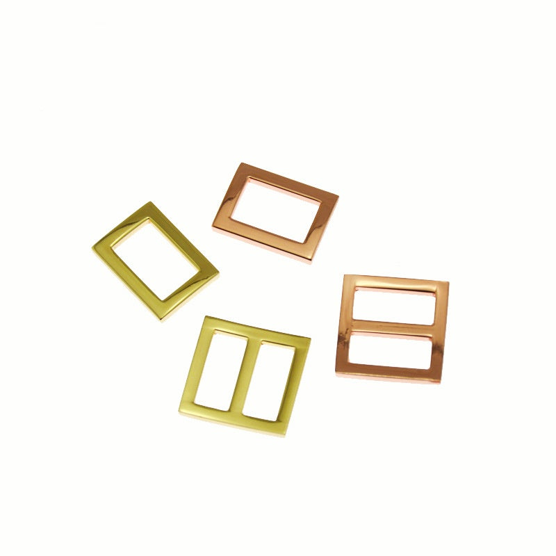 Luggage Accessories DIY Rectangle Ring Buckles For Bag Belt Strap Handbag Hardware Adjuster Square Buckle-77
