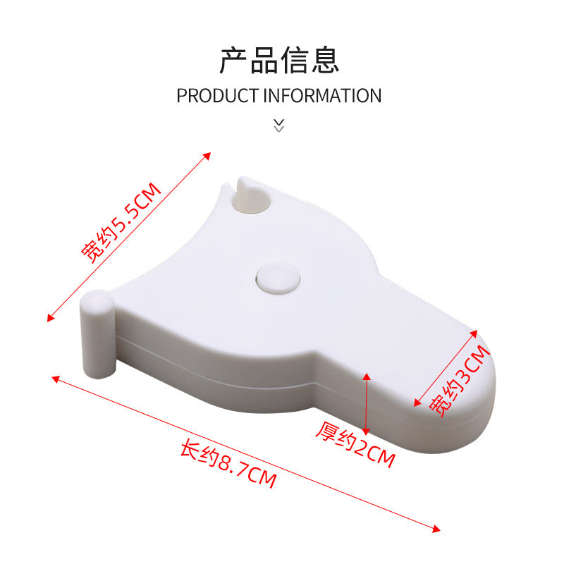 Body Fat Weight Loss Measure Caliper Measuring Tape Gauging Tool Retractable Ruler for Fitness Accurate Tool-77