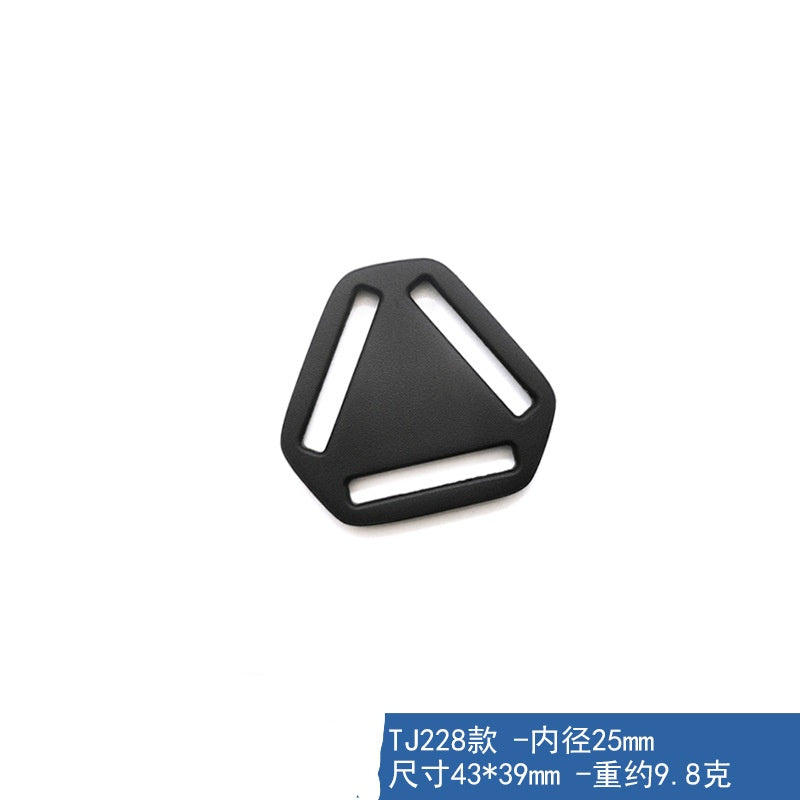 Custom Aviation Aluminum Glide Belt Buckle Alloy Triangle Slider Buckle For Backpack Adjuster Shoulder Strap Buckles-77