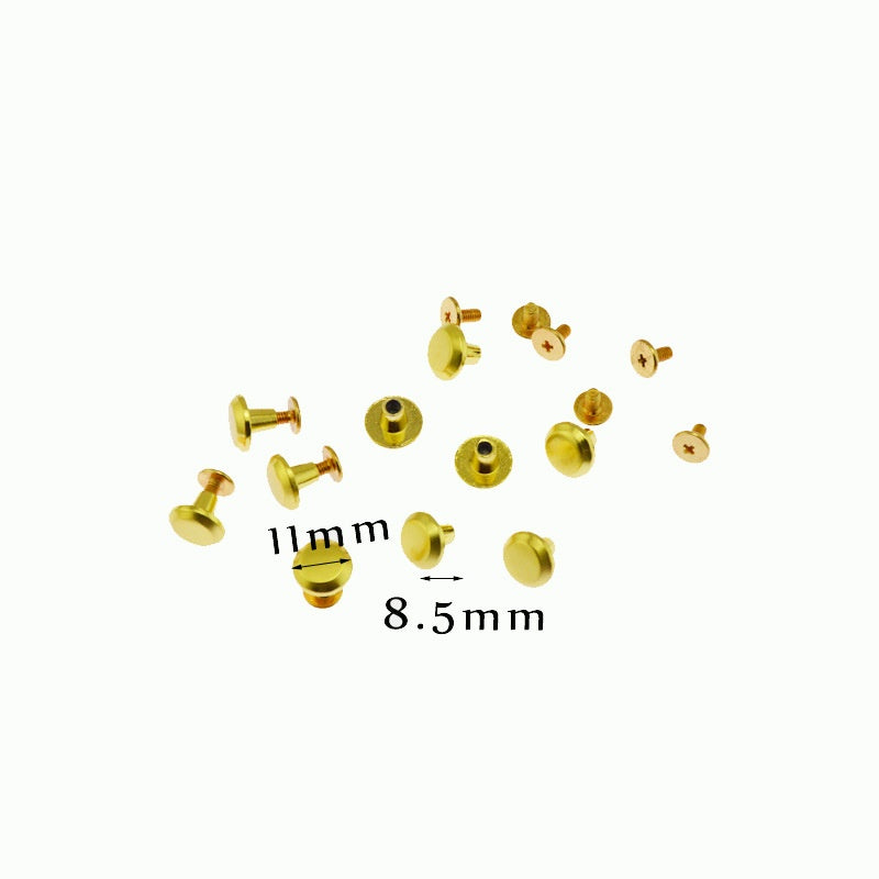 10/12/15/18mm Alloy Buckle Handbag Decorative Hardware Accessories Screws Foot Studs Pyramid Rivets-78