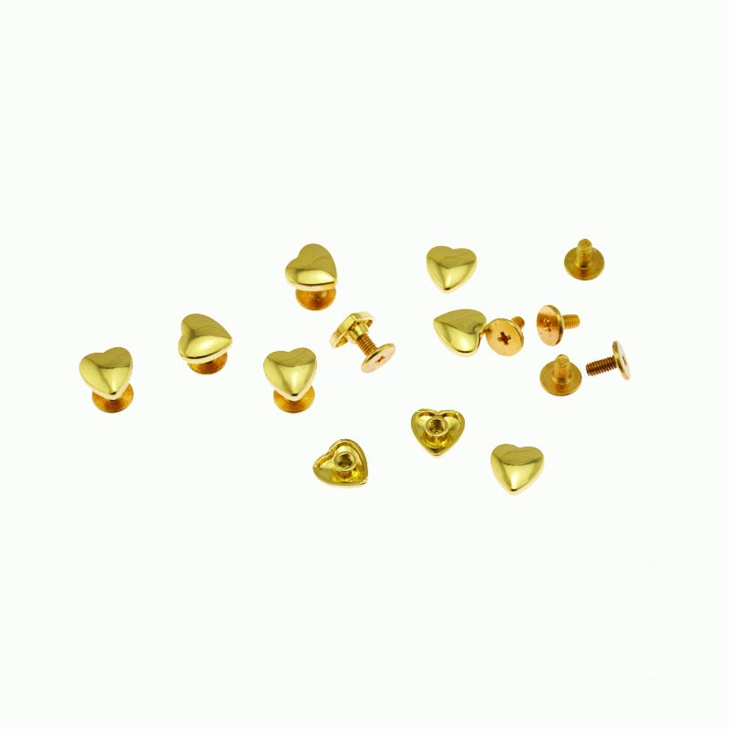 10/12/15/18mm Alloy Buckle Handbag Decorative Hardware Accessories Screws Foot Studs Pyramid Rivets-78