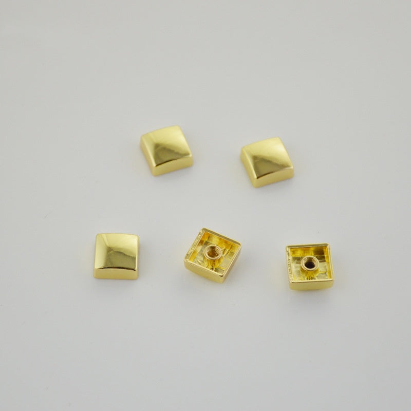 10/12/15/18mm Alloy Buckle Handbag Decorative Hardware Accessories Screws Foot Studs Pyramid Rivets-78
