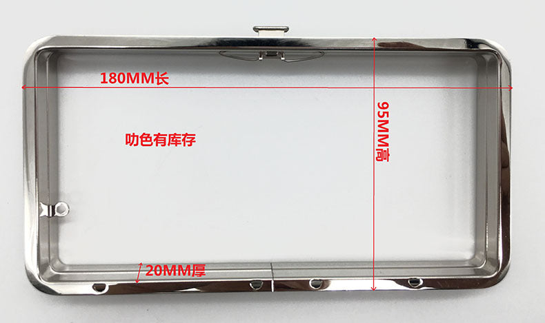 Bag Frame Factory,Jewelry Box Accessories Ma-7nufacturerCustomized 18*11.1cm Clutch Box Frame Bag Accessories-7