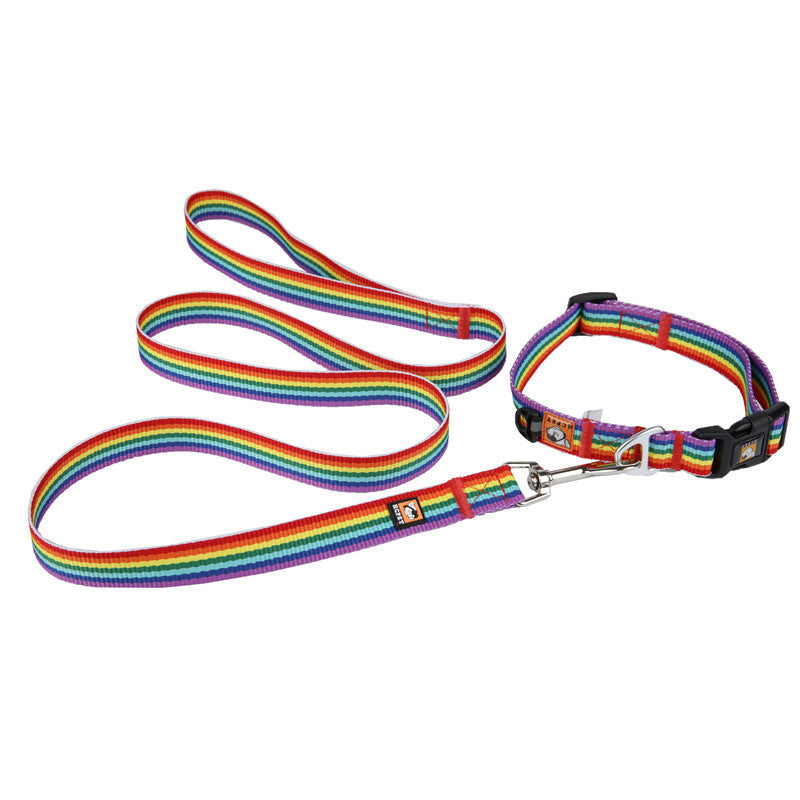 Wholesale High Quality Dog Leash rainbow Retractable Dog Leash and Collar Factory Custom Design-38