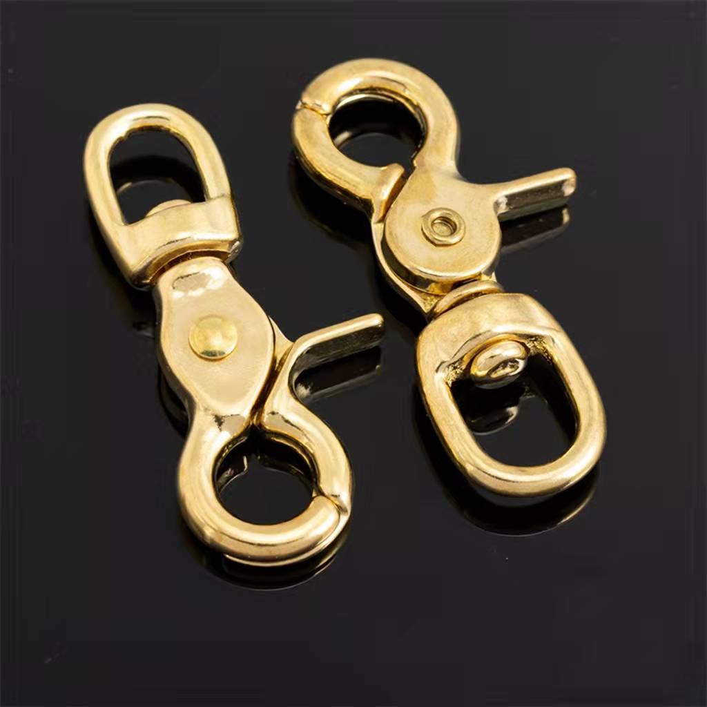 Factory Supply Quality Solid Brass Swivel Snap Hook Buckle for Bag/Pet Accessories
