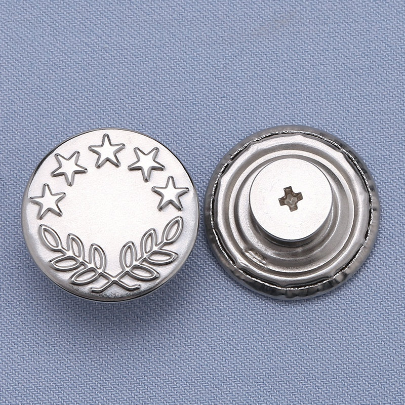High-quality zinc metal jeans buttons for pants custom rivet button jeans metal logo-8