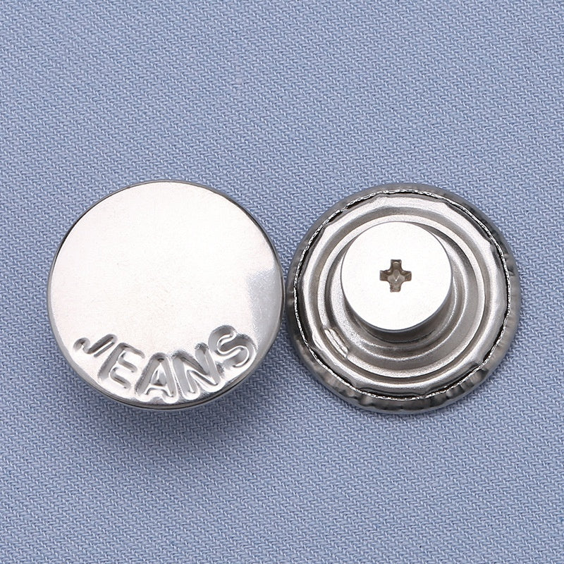 High-quality zinc metal jeans buttons for pants custom rivet button jeans metal logo-8