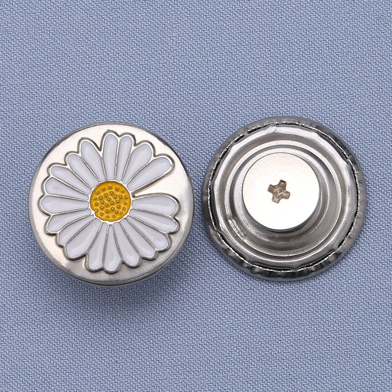 High-quality zinc metal jeans buttons for pants custom rivet button jeans metal logo-8