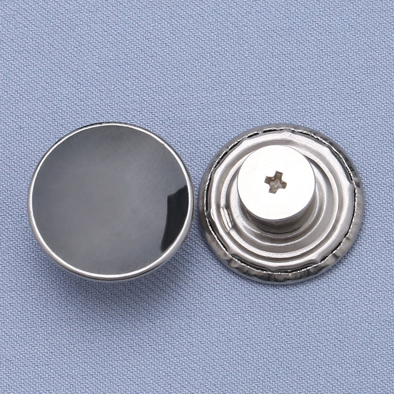 High-quality zinc metal jeans buttons for pants custom rivet button jeans metal logo-8